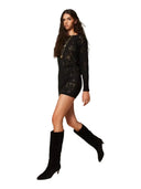 Twinset - Stivale T.M. In Pelle Scamosciata - 262Tcp140-00006 - Nero