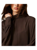 Twinset - Abito Corto Collo Alto - 262Tf2051-13611 - Deep Brown