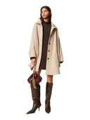 Twinset - Abito Corto Collo Alto - 262Tf2051-13611 - Deep Brown