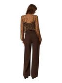 Twinset - Pantalone Seasonal Fit In Bull - 262Tp2550-13411 - Darkness Brown