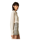 Twinset - Camicia Con Rouches - 262Tp278B-00059 - Madreperla