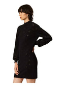 Twinset - Mini Abito Punzonato Cuori - 262Tp3021-00006 - Nero