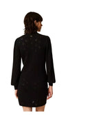 Twinset - Mini Abito Punzonato Cuori - 262Tp3021-00006 - Nero