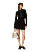 Twinset - Mini Abito In Maglia C/Borchie E Cappette - 262Tp3093-00006 - Nero