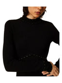 Twinset - Mini Abito In Maglia C/Borchie E Cappette - 262Tp3093-00006 - Nero