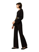Twinset - Pantalone Palazzo In Maglia - 262Tp3540-00006 - Nero