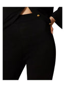 Twinset - Pantalone Palazzo In Maglia - 262Tp3540-00006 - Nero