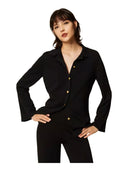 Twinset - Camicia M/L In Maglia - 262Tp3541-00006 - Nero