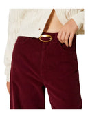 Twinset - Pantalone Largo Con Cintura - 262Tt2361-00020 - Bordeaux