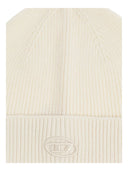 Diesel - Berretto a costine con ricamo D - A040920Daob-129-103 - Ivory