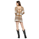 Immagine di Akep - Dress Lupetto Con Scollo Dietro - Vskd07026-V2 - Sabbia - Abito di Akep disponibile su Barbara1999.