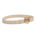 Immagine di Pinko - Love Berry H3 Belt Vitello Set - 100125-A0F1-C50Q - Beige-Grigio Fumo-Antique Gold - Cintura di Pinko disponibile su Barbara1999.