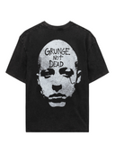 amish - t-shirt girocollo grunge - amu146cn25-2154-c0020 - black