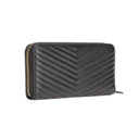 Immagine di Pinko - Ryder Zip Around Sheep Nappa C - 100250A0Gk-Z99Q - Nero-Antique Gold - PORTAFOGLIO di Pinko disponibile su Barbara1999.