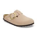Birkenstock - Sabot Boston Big Buckle Sandcastle Nubuck Leather - 1028052 - Sandcastle