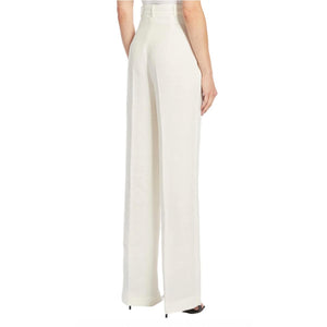 Immagine di Max Mara Studio - Pantaloni Alcano - 2416131022600-015 - Bianco - PANTALONE di Max Mara Studio disponibile su Barbara1999.