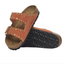 birkenstock - sandali arizona rivet - 1029513 - dark rust