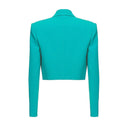 Immagine di Pinko Blazer 100047-7624-F38 Elianne Spencer Crepe Green - Blazer di PINKO disponibile su Barbara1999.