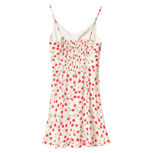 Immagine di Mar De Margaritas - Ariel - Abito Corto In Crepe Con Coppa Preformata - Mmabw01150-Tmfi0025-Be37 - Cerises Creme - Abito di Mar De Margaritas disponibile su Barbara1999.