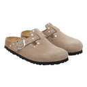 Immagine di Birkenstock - Sabot Boston Rivet - 1030418 - Taupe - Sabot di Birkenstock disponibile su Barbara1999.