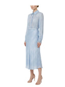 Ermanno Firenze - Abito Con Cintura - D48EQ047CCEB5-MF156-00156 - Denim Medio
