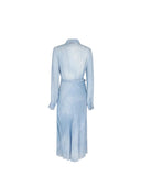 Ermanno Firenze - Abito Con Cintura - D48EQ047CCEB5-MF156-00156 - Denim Medio
