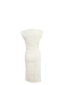 Pinko - Abito Alissa Lino Stretch - 106521-A34I-Z05 - Bianco-Biancaneve