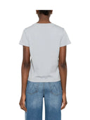Pinko - T-Shirt Basico Jersey Logo Sta - 100373-A34F-E87 - Azzurro Arona