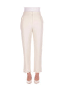 Max Mara MM - Pantalone In Jersey Mmlpaio - 2616781057600-001 - Avorio
