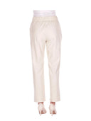 Max Mara MM - Pantalone In Jersey Mmlpaio - 2616781057600-001 - Avorio