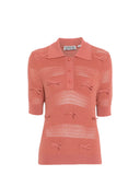 essentiel antwerp - polo jarts in maglia con fiocchi - jarts-er07 - etruscan red