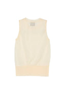 Alpha Studio - Girocollo S/Maniche Light Layers - Ad-6090C-2013 - Vaniglia