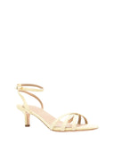 Lauren Ralph Lauren - Sandali Kendyl in pelle scamosciata con tacco - 802P06395003 - Yellow