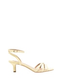 Lauren Ralph Lauren - Sandali Kendyl in pelle scamosciata con tacco - 802P06395003 - Yellow