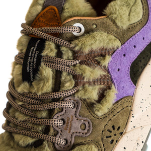 Immagine di Flower Mountain - Yamano 3 Uni Suede/Eco Fur Light Brown-Sage-Violet - 2017818-31-2D40 - Marrone - Sneakers di Flower Mountain disponibile su Barbara1999.