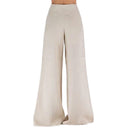 Nineminutes Pantalone In Lino 23ssnpn-0006 The Wide Linum Lino Sand