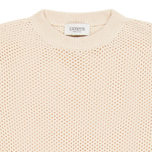 Immagine di Laneus - Gilet Knitted Vest Unisex - S5Lauave107-013 - Crema - Top di Laneus disponibile su Barbara1999.