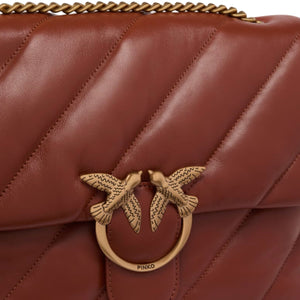 Immagine di Pinko - Love Puff Big Cl Sheep Nappa - 100037-A0F2-L84Q - Arabo-Antique Gold - Borsa a Tracolla di Pinko disponibile su Barbara1999.
