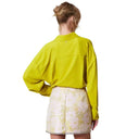 Immagine di Twinset - Camicia Cropped M/L - 251Ap2246-00910 - Citronelle - Camicia di Twinset disponibile su Barbara1999.