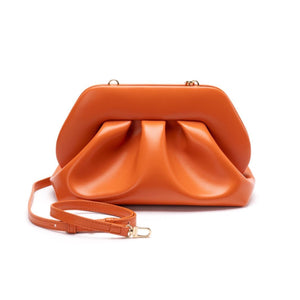 Immagine di TheMoirè - Borsa Tia Vegan Fabric - Tmsr25Tn111-Burnt Orange - Burnt Orange - Borsa a Tracolla di TheMoirè disponibile su Barbara1999.