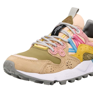 Immagine di Flower Mountain - Yamano 3 Woman Suede/Nylon Dark Rose-Chestnut - 2017817-01-1M71 - Rosa - Sneakers di Flower Mountain disponibile su Barbara1999.