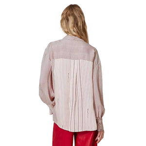 Immagine di Twinset - Camicia M/L - 251Ap2205-12245 - Funny Stripes Dark Love Potion - Camicia di Twinset disponibile su Barbara1999.