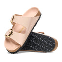 Birkenstock - Sandali Arizona Donna - 1026553 - Big Buckle Shine New Beige