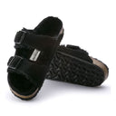 Immagine di Birkenstock - Arizona Shearling black/black, Suede Leather - 752663 - Shearling black/black - Sandali di Birkenstock disponibile su Barbara1999.