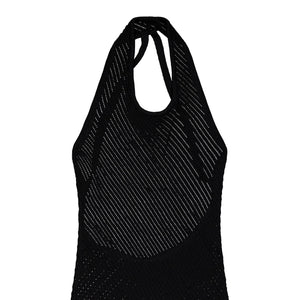Immagine di Laneus - Abito Knitted Dress Woman - S5Lawokd177-110 - Nero - Abito di Laneus disponibile su Barbara1999.