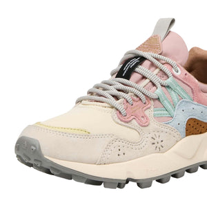 Immagine di Flower Mountain - Yamano 3 Woman Suede/Nylon Light Brown-Beige - 2017817-01-2D78 - Marrone - Sneakers di Flower Mountain disponibile su Barbara1999.