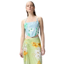 Pinko - Canarino Bustino Duchesse Stam - 104851-A2F2-Abb - Mult.Azzurro/Blu/Bianco