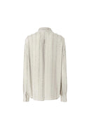 Pinko - Camicia Caitlin Fluido Ricamo - 106238-A31F-I18 - Grigio - Colomba