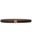 Lauren Ralph Lauren - cintura sottile double-face con logo - 412912038001 - multicolor