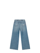 Amish - Jeans Dolly Roll up Denim viscose - Amd113D7223200-C0999 - Denim